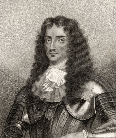 Charles II, gravé par Bocquet, de 